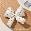 Tela Coreana Dulce de Lunares Relleno de Algodón Tridimensional Lazo Nudo Pinza de Garra DIY Accesorios para el Cabello de Mujer Broche Accesorios para Ropa