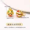 Accesorios Colgantes Pequeños de Gota Chapados en Cobre Dorado de 24 Quilates que No se Desvanecen Colgante Pequeño de Calabaza Charm para Pulsera DIY