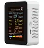 Detector Formaldehído 6 en 1 Co Dióxido de Carbono Pm2.5 Pm10 Tvoc para Uso Doméstico