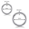 AliExpress Transfronteiriço Nova Venda Quente Piercing Aço Inoxidável Argola de Nariz Simples Argola Fechada Argola Sem Costura Argola de Nariz Brincos
