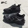 Zapatillas de dad para mujer Huili negras, nuevas zapatillas deportivas de otoño 2026, versátiles, de suela blanda, ligeras, para correr y uso casual ZM
