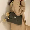 Bolsa Retrô Estilosa de Alta Capacidade para Mulheres, Nova Tendência Outono 2026 Bolsa de Ombro/Axila para o Dia a Dia com Corrente