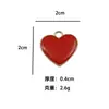 Suministro Directo de Fábrica Colgante Corazón de Melocotón Colgante de Amor Colgante Individual Aleación con Forma de Corazón Colgante para DIY Collar Pulsera Accesorios de Joyería
