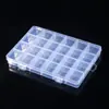 Caja de plástico con compartimentos al por mayor juego de cajas caja para señuelos caja de almacenamiento caja de doble capa para señuelos artificiales caja para accesorios de camarón de madera lentejuelas