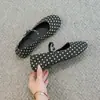 Novedad Otoño 2026 Corte Bajo Casual Francés Punta Redonda Zapatos de Abuela Mary Janes Planos para Mujer Mocasines Mujer