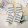 Meias de Lã Coral para Mulheres, Meia-Calça, Outono e Inverno, Espessadas e Peludas, Quentes, Pós-parto, Maternidade, Casa, Inverno, Meias de Chão Peludas