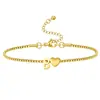 Amazon Carta de Amor Transfronteriza 26 Letras Estilo Nuevo Moderno, Suave, Elegante, Sencillo y Versátil Cadena Fina Joyería de Mano para Mujeres