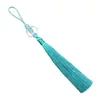 12B-7 Borla de Cuentas de Medusa Flecos Largos Traje Antiguo Hanfu Qipao Falda Mamian Nubes Traseras Accesorios Banbu