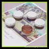 10g Botella Marrón Crema Cosmética Botella Boca Ancha Yeso 10g Botella Marrón Crema Botella de Labial Belleza Cosmético Caja Redonda