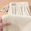 Pantalones Casuales de Verano para Mujer, Pantalones de Pierna Ancha de Seda Helada, Sueltos, Talla Grande, Adelgazantes, Transpirables, Delgados, Rectos para Mujer Petite, Pantalones Largos Casuales
