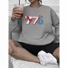 Moletom com Gola Redonda Estampado Padrão 776 Venda por Atacado Transfronteiriça Amazon Wish E-Commerce Fornecimento Amarelo