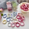 Cuerda de Pelo de Alta Elasticidad Estilo Coreano para Mujeres 2025 Nuevo Colorida Goma Elástica para el Cabello sin Costuras Accesorios para el Cabello Cuerda Gruesa de Goma Dopamina