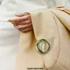 Botón Doble de Resina y Metal Fangyuan Chaqueta de Traje Moda Abrigo Suéter de Lana Suéter de Punto Botón Decorativo Exquisito