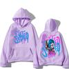 Sudadera con Capucha Estampado Anime Arcane Jinx Lindo Harajuku Kawaii