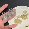 @Oferta Especial Brincos Coreanos de Nicho Únicos de Trevo de Quatro Folhas Verão Luxo Acessível Sofisticado Novo Brincos Argola da Moda