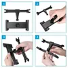 Soporte giratorio multifuncional para asiento trasero de coche, soporte telescópico para teléfono móvil, computadora, tableta, soporte de navegación para coche