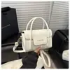 Bolso de Mano Simple Primavera y Verano para Mujer 2025 Nuevo Bolso Cruzado de Hombro de Nicho Bolso Cuadrado Pequeño de Moda Estilo Coreano Ins