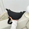 Bolsa Transversal Simples da Moda 2026 Nova Coleção de Primavera Estilo Tendência Ombro Único Bolsa Dumpling Cor Sólida Leve para o Dia a Dia Bolsa de Tecido de Nylon