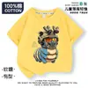 Roupas Infantis Camiseta Delta Force Manga Curta Meninos Faca de Corrida Dragão Mercadoria Algodão Puro Top da Moda