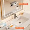 Mopa Absorbente Plegable Húmeda y Seca para Mesa de Baño Cocina Manos Libres Mini Mopa Esponja de Escritorio