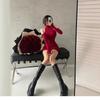 Vestido Sexy de Cuello Alto Primavera 2026 Nuevo Chica Atrevida Dulce y Picante Ajustado Estilo Pura Pasión Falda Bodycon con Cuello Halter para Mujer