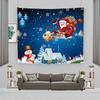 Amazon Hot Tapestry Nova Série de Tapeçaria de Natal Arranjo de Cena Pendurado Pano Fundo Pano Tapeçaria