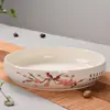 Maceta hidropónica de cobre extra grande para flores, cuenco con hoja de loto, flor de loto, maceta especial, hada del agua, cerámica, diámetro grande, bambú rico, cuenco redondo