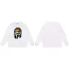 Suministro Mayorista Transfronterizo de Marca de Moda de Comercio Exterior Sudadera Pesada de Cuello Redondo Chaqueta de Manga Larga Tiburón
