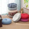 Esterilla de Piso Redonda Grande Gruesa de Lino para Meditación y Adoración Alfombra Tatami de Balcón Esterilla de Yoga