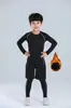 Ropa interior de compresión para niños capa base ropa deportiva para entrenamiento capa base de combate ropa para entrenamiento físico ropa para niños conjunto de ropa de compresión