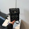 Bolsa de Mão Balde Nova Moda Tendência Verão 2025 Bolsa Transversal Estilo Chinês Novo Estilo Chinês Bolsa Pequena para Celular para Mulheres