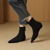 Nueva colección de otoño 2026: Botines elegantes y retro para mujer, con punta fina, ajuste cómodo, diseño elegante y efecto adelgazante.