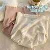 Calcinha Feminina Estampa de Coelho Cintura Alta, Forro 100% Algodão na Virilha, Acabamento em Renda na Cintura Alta, Sem Costura, Respirável, Confortável, Sudeste Asiático