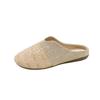 Nuevas zapatillas planas antideslizantes, huecas, bonitas, de color liso, para playa, verano, para uso exterior, zapatos de baño para mujer, para habitación, hogar, sandalias Baotou