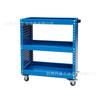 Carro de Herramientas Móvil Reparación Automotriz Doble Estante para Herramientas Multifuncional Taller Mantenimiento Resistente Tres Niveles Listo para Enviar Carrito Carro de Transporte