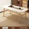 Juego de Mesa y Sillas de Balcón Modelo Nuevo 2026 Mesa de Té de Gama Alta para Apartamento Pequeño para Sala de Estar Uso Doméstico Mesa de Preparación de Té Estilo Chino Nuevo