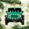 Enfeites de Natal Caminhão Entusiastas de Carros Festa de Natal Decorações Penduradas Motorista Decoração de Natal Pingente Acrílico Plano