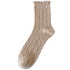 Calcetines Nuevos de Otoño 2026 para Mujer de Media Pantorrilla, Calcetines Apilados Combinados con Zapatos de Cuero para Niñas, Calcetines de Algodón con Encaje, Calcetines para Mocasines