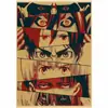 Pintura Decorativa Attack on Titan Arte de Parede Aliexpress Quarto Sala de Estar Estudo Pintura de Parede Patrimônio Cultural Imaterial Pintura com Folha de Ouro DIY