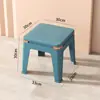 Banqueta Plástica Doméstica de 40cm de Altura, Banqueta Espessada para Mesa de Estudo, Banqueta Antiderrapante para Banheiro, Banqueta de 38cm de Altura
