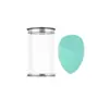 Cilindro de Aluminio Antióxido Caja de Boca de Caballo Gota de Agua Calabaza Corte Diagonal Esponja para Polvos de Maquillaje Huevo de Belleza No Látex Húmedo y Seco
