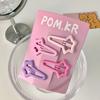 Coreano Lindo Rosa Estrella Pasador para el Cabello Versátil Niña Lado Frente Cabello Roto Flequillo Pasador Horquilla Tocado