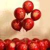 Balões de Festa Vermelho Gema Vermelho Romã de Camada Dupla Espessada para Casamento Decoração de Quarto de Casamento Balões de Látex Atacado