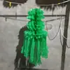 Festival Qingming colgar papel en la tumba para adorar a los antepasados, cintas para la tumba, linternas para barrer tumbas, colgar colgantes de papel verde, suministros para barrer tumbas