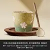Taza de Té de Cerámica Roja Pedernal Hoja Verde Taza Maestra de Té Hogar Beber Té Juego de Té Kung Fu Taza Individual de Loto Pintada a Mano