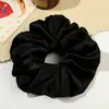 Goma para el pelo satinada estilo coreano, color liso, tamaño grande, alta elasticidad, estilo francés, accesorio para el pelo elegante y de alta gama, venta al por mayor