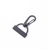 Aleación de Zinc Electróforesis Negro Gancho de Tornillo de Doble Agujero Accesorios de Ferretería para Equipaje Mosquetón para Perro Llavero de Correa Venta al por Mayor Hebilla de Cuero Venta al por Mayor