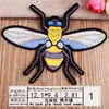 Fornecimento Atacadista Transfronteiriço em Estoque de Grandes Patches Bordados de Abelha, Patches Bordados por Computador, Patches de Linha Dourada para Decoração de Roupas