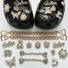 Decoraciones para Zapatos Croc Charms Cadena Nueva Hebilla de Zapato de Ballet de Alta Gama Accesorios Desmontables Accesorios DIY Venta al por Mayor