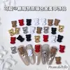 Novo Chapéu Desenho Animado Laço Hello Kitty Liga de Zinco Acessórios para Unhas Gato Kt Unhas Decoradas Material para Unhas